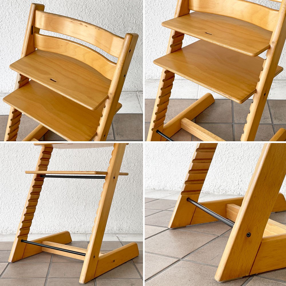 ストッケ STOKKE トリップトラップ TRIPP TRAPP ベビーチェア キッズチェア S/N0～ノルウェー 北欧家具 ナチュラル ◇