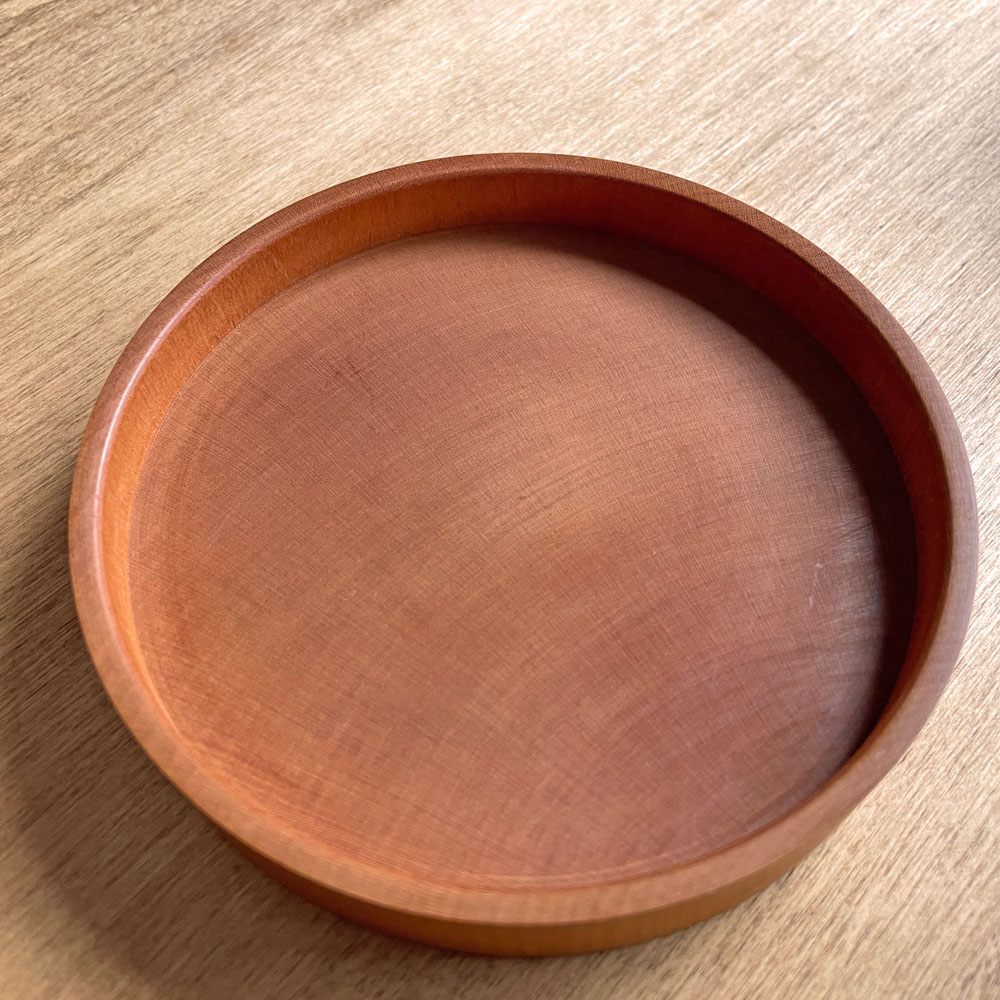 三谷龍二 Ryuji Mitani 桜材 キャニスター 蓋付き  保存容器 小物入れ 11×11×10 cm 木工作家 現代作家 希少 ♪