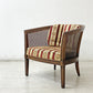 ドレクセルヘリテイジ DREXEL HERITAGE トライユン TRIUNE アップホルスタリーチェア UPHOLSTERY CHAIR ラタン張り USビンテージ A ●