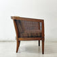 ドレクセルヘリテイジ DREXEL HERITAGE トライユン TRIUNE アップホルスタリーチェア UPHOLSTERY CHAIR ラタン張り USビンテージ A ●