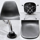 ヴィトラ vitra×ハーマンミラー HermanMiller Wネーム サイドシェルチェア ポリプロピレン ブラックカラー エッフェルベース C&Rイームズ ●
