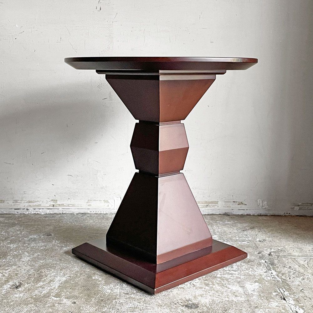 アスプルンド ASPLUND リゾルティール RESORTIR ムーラン ラウンドテーブル MOULIN ROUND TABLE サイドテーブル ダークブラウン ビーチ材 モダンデザイン ■