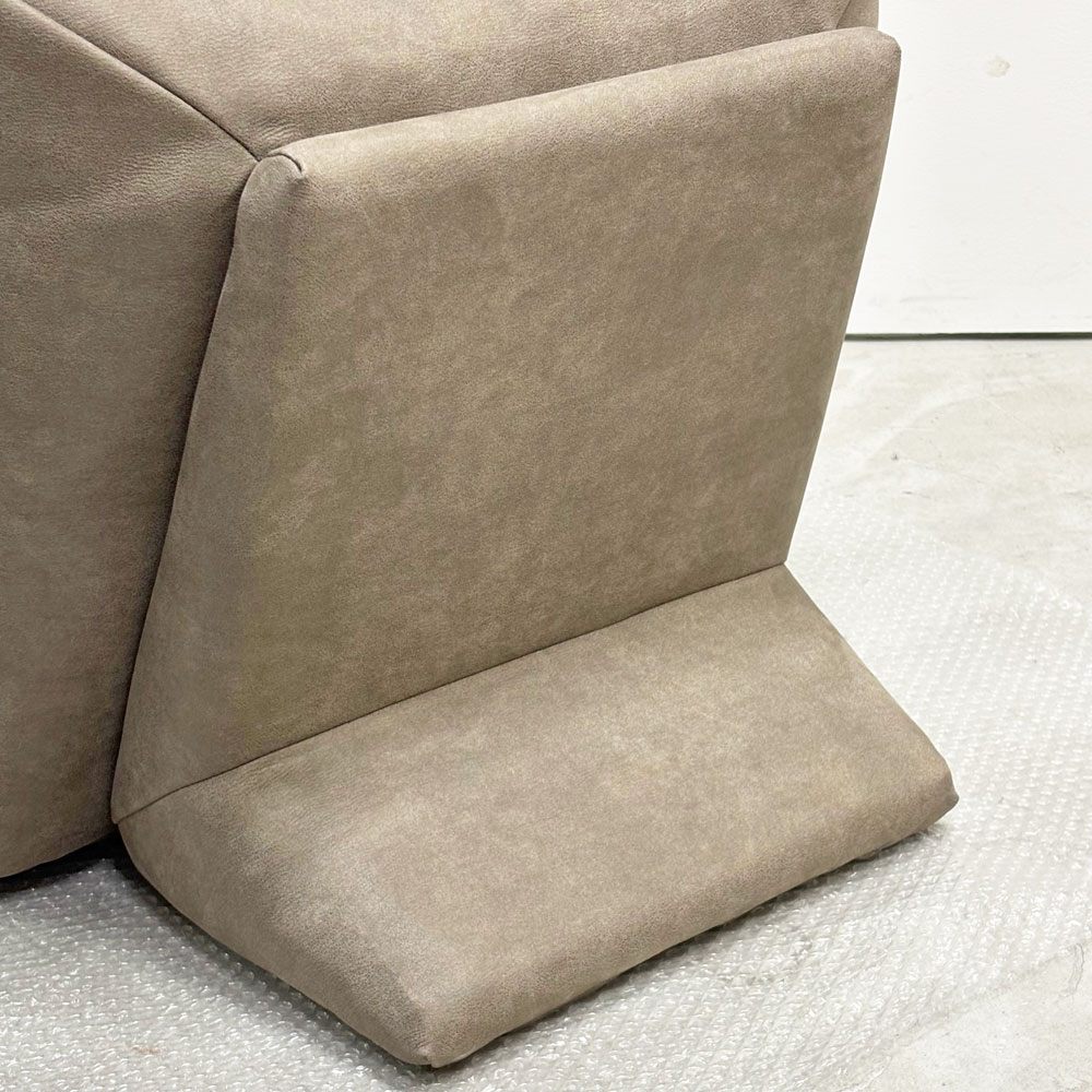 リラックスフォーム RELAX FORM アルフレード ALFREDO ソファ 背クッション 置き型クッション レザーテックス 関家具 ハイタイプ H52cm 展示品●