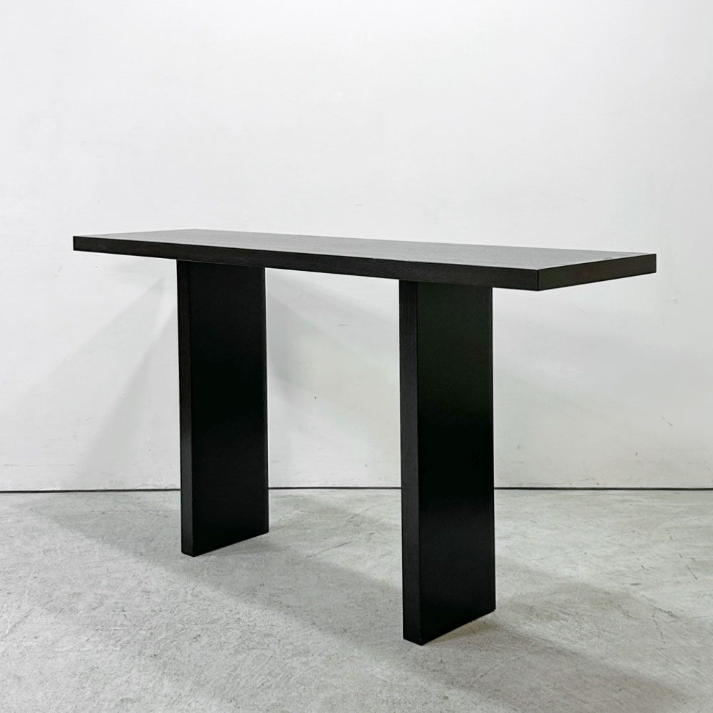 カッシーナ イクスシー Cassina ixc. カトリーヌ・メミ CATHERINE MEMMI ZEN コンソール テーブル アッシュ材 ダークブラウン W150cm モダンデザイン 廃番 ●