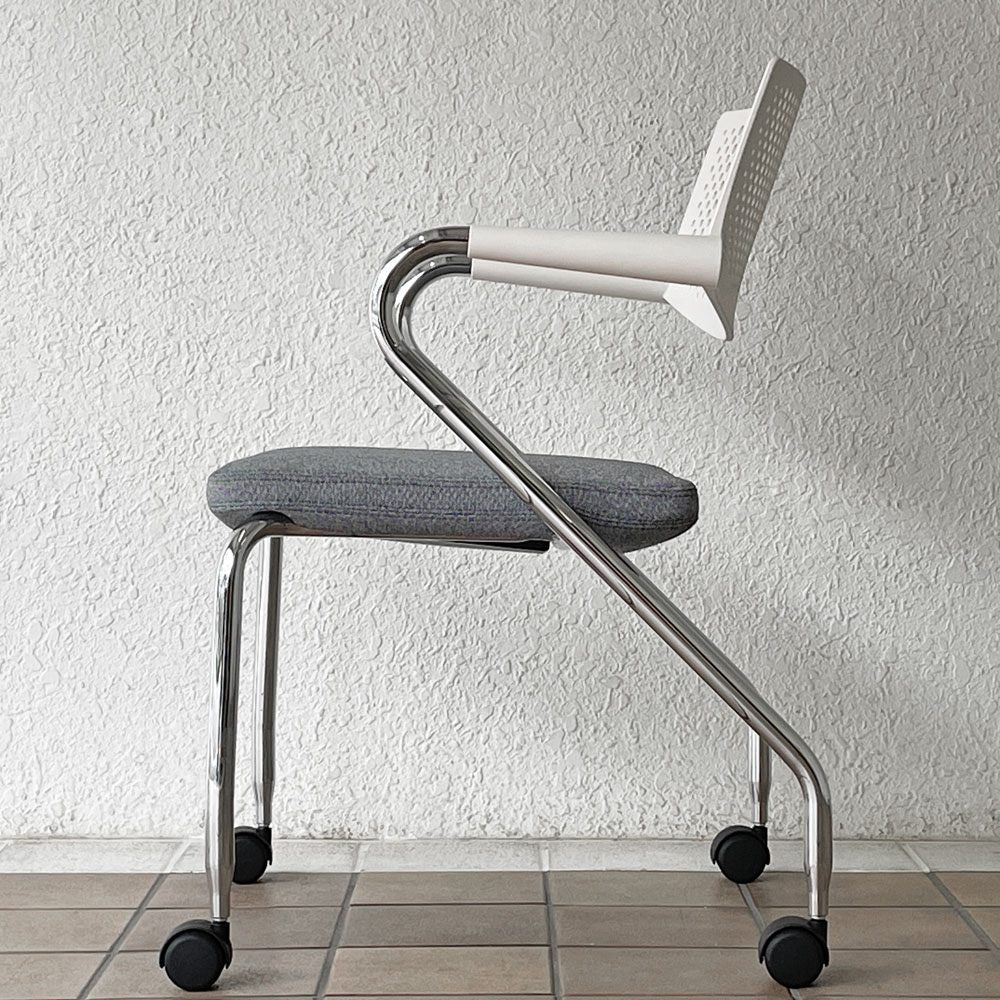 ヴィトラ vitra ビザロール Visaroll デスクチェア ミーティングチェア キャスターベース スタッキング アントニオ・チッテリオ B ◇