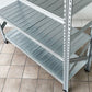 メタルシステム METALSISTEM スーパー123 SUPER123 シリーズ スチールシェルフ TIER STEEL SHELF ハンギングバーセット Ｗ128×Ｄ41.5×Ｈ213 4段 ◇