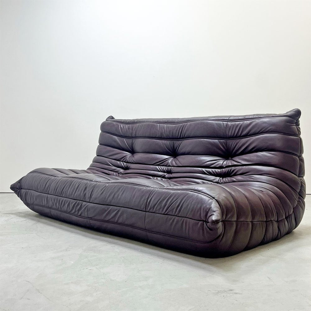 リーンロゼ ligne roset トーゴ TOGO 3Pソファ 3人掛けソファ 合成皮革 ミッシェル・デュカロワ Michel Ducaroy  ●