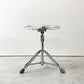 ダルトン DULTON X2 ビートスツール BEAT STOOL 回転式 無段階高さ調節 スチール クローム 折り畳み 廃番 D ●