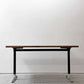 グリニッチ greeniche カフェテーブル Cafe Table ダイニングテーブル ウォールナット無垢材 × スチールレッグ インダストリアル 定価￥120,000- ●