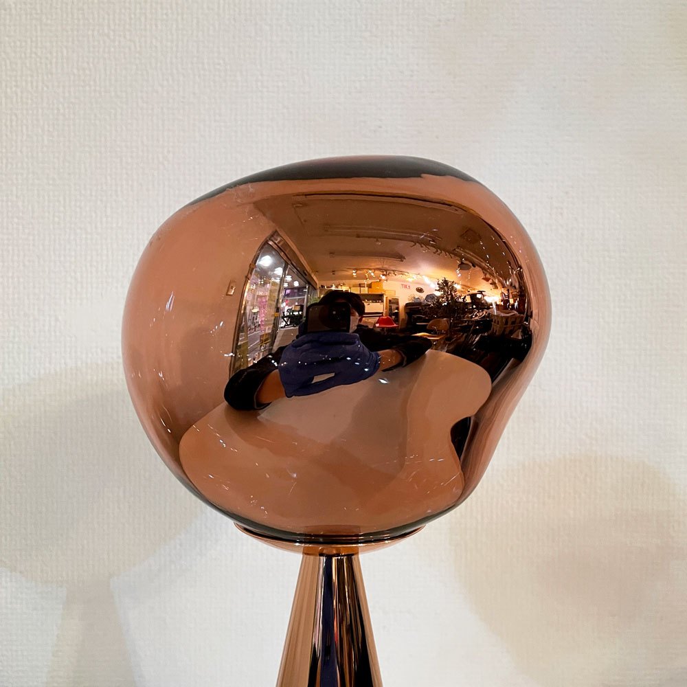 トムディクソン Tom Dixon メルトポータブル MELT PORTABLE コッパー 内蔵LED テーブルライト LED 間接照明 ヤマギワ取り扱い 未使用品 箱付 定価¥49,500- ◎