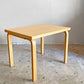 アルテック artek コーヒーテーブル バーチ材 ナチュラルラッカー 80×60cm アルヴァ・アアルト 北欧家具 フィンランド ■