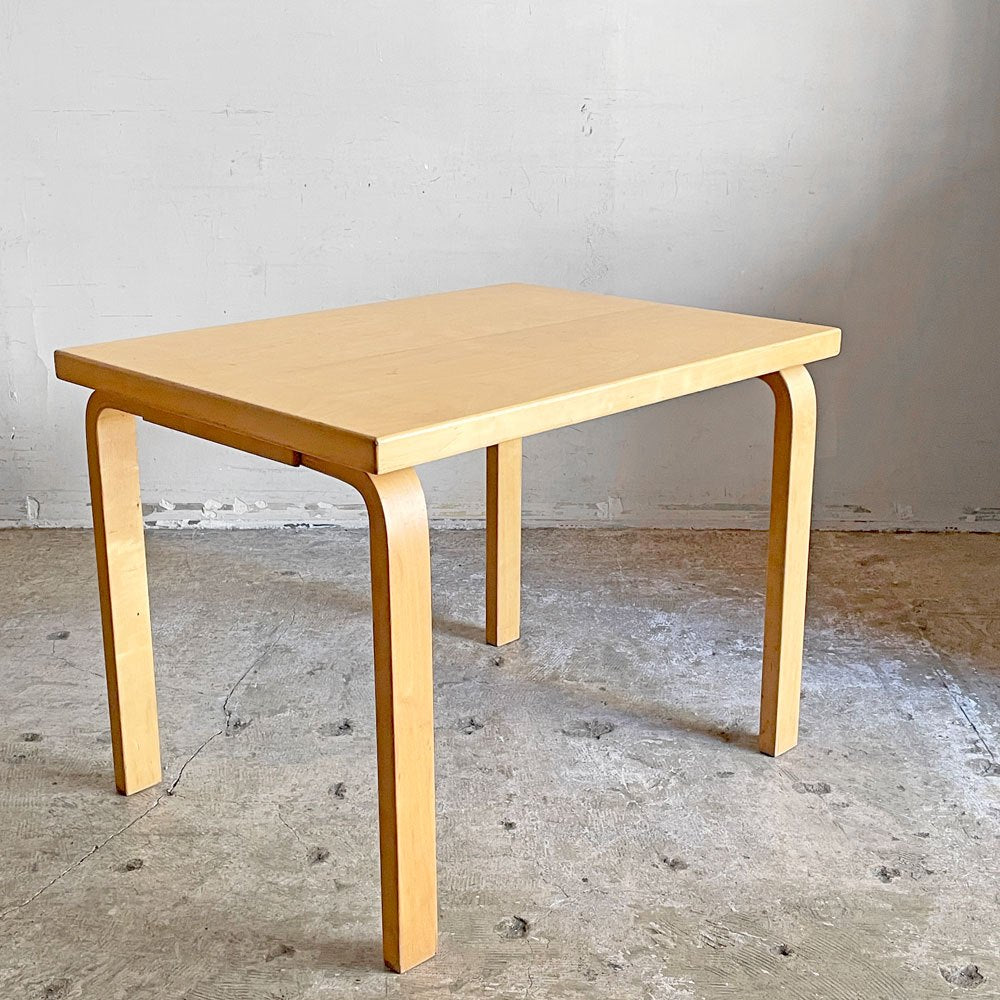 アルテック artek コーヒーテーブル バーチ材 ナチュラルラッカー 80×60cm アルヴァ・アアルト 北欧家具 フィンランド ■