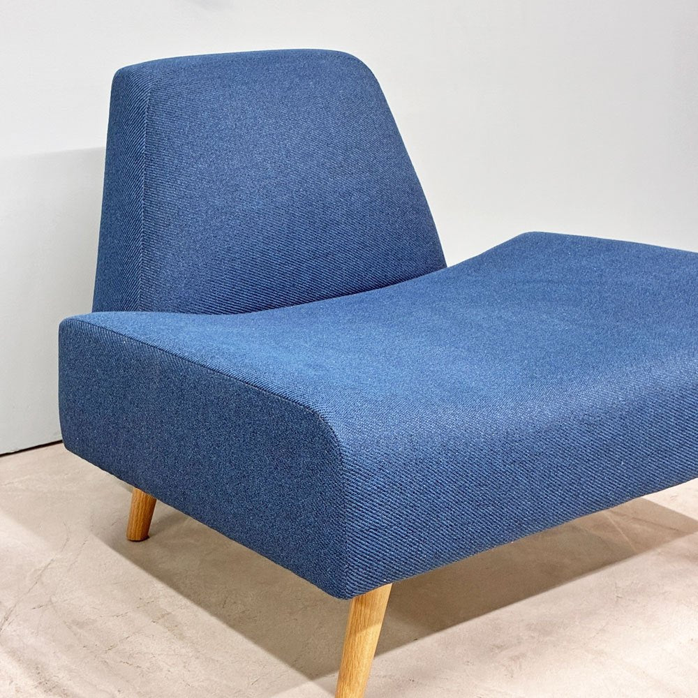イデー IDEE アーオ ソファ AO SOFA 1Pソファ 1シーター ネイビー ファブリック W75cm 岡嶌要 定価 ￥49,000- ◎