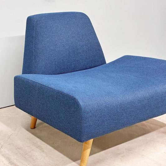 イデー IDEE アーオ ソファ AO SOFA 1Pソファ 1シーター ネイビー ファブリック W75cm 岡嶌要 定価 ￥49,000- ◎