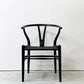 カールハンセン＆サン Carl Hansen & Son CH24 Yチェア ブラックラッカー×ブラックペーパーコード ビーチ材 ハンス・J・ウェグナー デンマーク 北欧家具 C ●