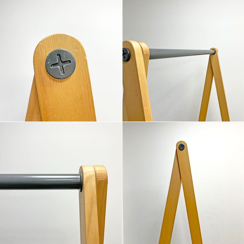 ノーマンコペンハーゲン Normann COPENHAGEN トーイ TOJ コートハンガー アッシュ材 グレー 折り畳み式 ●
