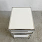 ユーエスエムハラー USM Haller モジュラーファニチャー Modular Furniture ハラーシステム デスクキャビネット 2ドロワー ピュアホワイト 鍵なし トレイ＆替えキャスター付 未使用保管品 〓