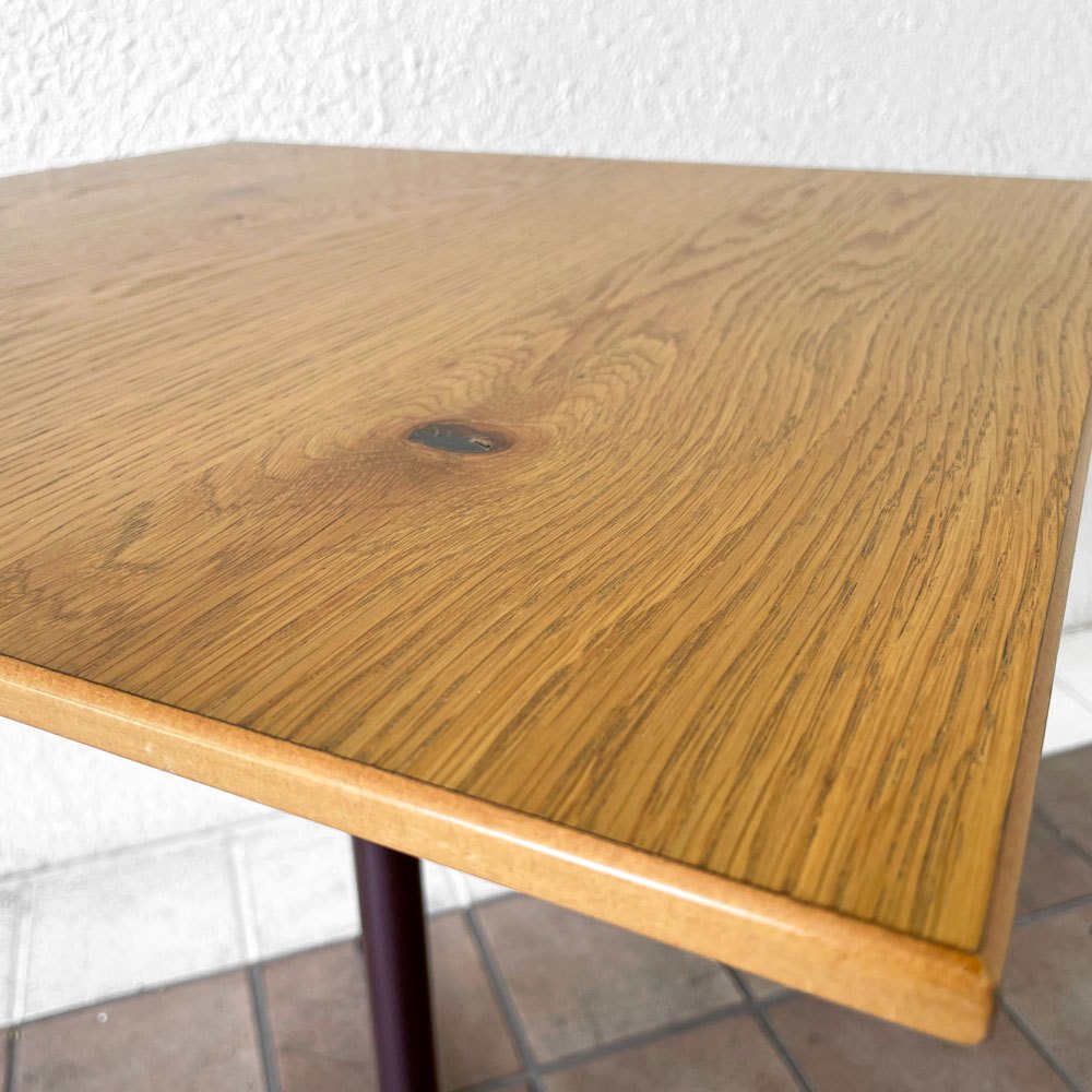 コッコレ coccole スクエアテーブル SQUARE TABLE カフェテーブル オーク材 ｗ60cm インダストリアルデザイン 定価￥51,700-◇