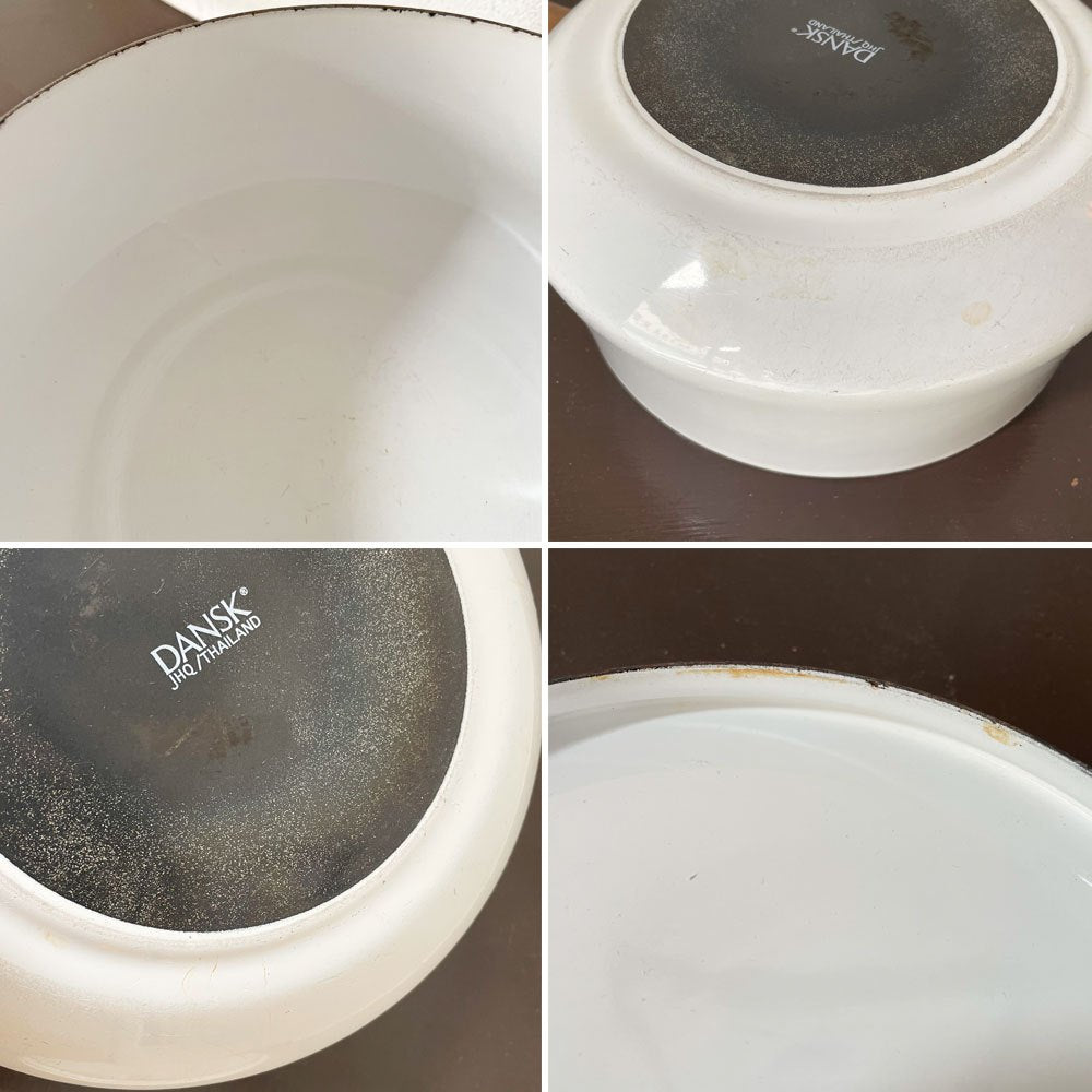ダンスク DANSK コベンスタイル ホーロー ソースパン 18cm 深型 片手鍋 イェンス・クイストゴー ホワイト 北欧 ★
