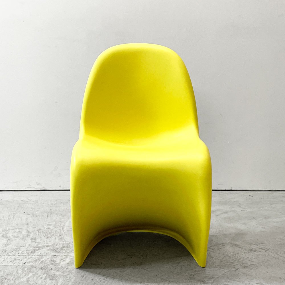 ヴィトラ vitra パントンチェア Panton Chair イエロー 廃盤カラー ヴェルナー・パントン ミッドセンチュリー スペースエイジ C ●
