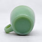 ファイヤーキング Fire King レストランウェアシリーズ ジェダイ Jade-ite ストレート カップ＆ソーサー Straight Cup&Saucer ミルクガラス USビンテージ アンカーホッキング A ●