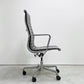 ハーマンミラー Herman Miller アルミナムグループ エグゼクティブチェア ハイバック レザーシート 本革 ブラック 5本脚 C&Rイームズ ミッドセンチュリー ●