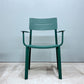 ザ・コンランショップ THE CONRAN SHOP ハイライン アウトドア アームチェア HIGHLINE OUTDOOR ARM CHAIR グリーン B ◎