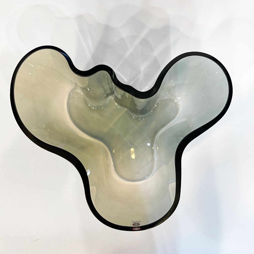 イッタラ iittala アルヴァ・アアルトコレクション ベース Alvar Aalto Collection Vase H160mm ダークグレー Jyvaskyla刻印入り 北欧雑貨 箱付 定価 ￥38,500- ★