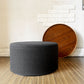 ソフトライン SOFTLINE ドラムスパフ DRUMS POUF スツール リビングテーブル ウォールナットトレイ Φ60cm アクタス取扱 定価￥69,300- ◎