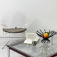ノル Knoll ダイヤモンドチェア Diamond Chair ラウンジチェア ビンテージ ハリー・ベルトイア Harry Bertoia ホワイトフレーム シートパッド付 ミッドセンチュリー ●