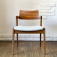 冨士ファニチア FUJI FURNITURE コティ Koti アームレスチェア ウォールナット材 カバーリング ハーフアーム 北欧スタイル ◎