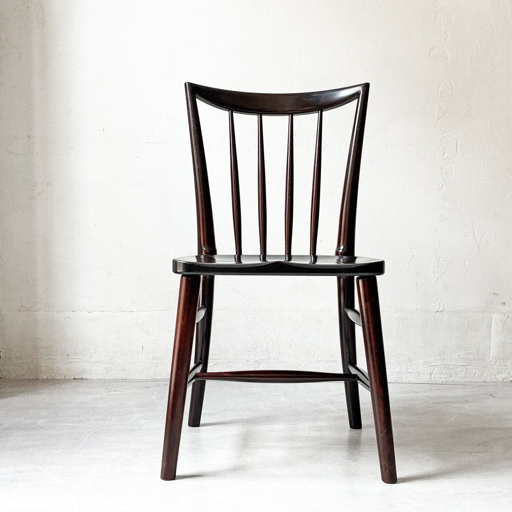 松本民芸家具 220F型 チェア Finnish style Chair ダイニングチェア ミズメザクラ材 民藝家具 和モダン 定価￥148,500- B ★