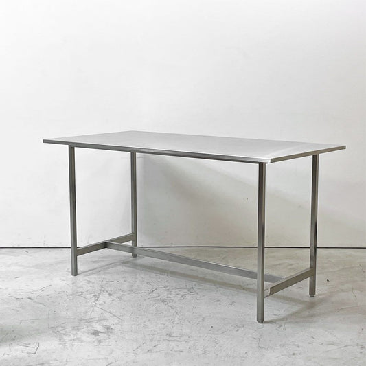 ステンレス ワークテーブル Stainless Steel Work Table 作業台 ワークテーブル デスク シェルフ 店舗什器 調理台 厨房 工業系 ●
