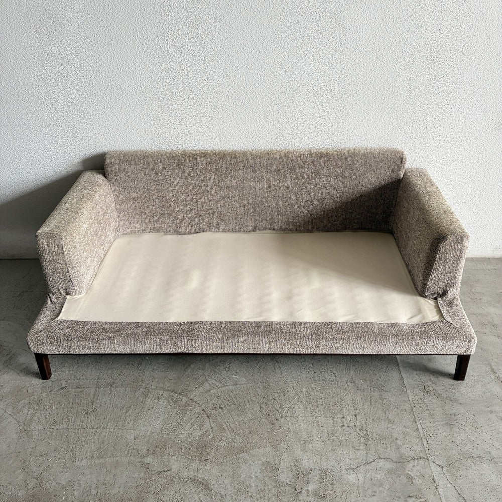 j.s.F ジャーナルスタンダードファニチャー journal standard Furniture ジェーエフケー JFK 2p ソファ W1700 + 別売 オットマン スツール 付き USビンテージスタイル ミッドセンチュリーモダンテイスト 二人掛け 合計参考価格235,400円の品 A 〓
