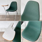 ハーマンミラー Herman Miller サイドシェルチェア セカンド 2nd ビンテージ アプホルスター スクールベース 肘掛けテーブル付 イームズ ミッドセンチュリー C ◇
