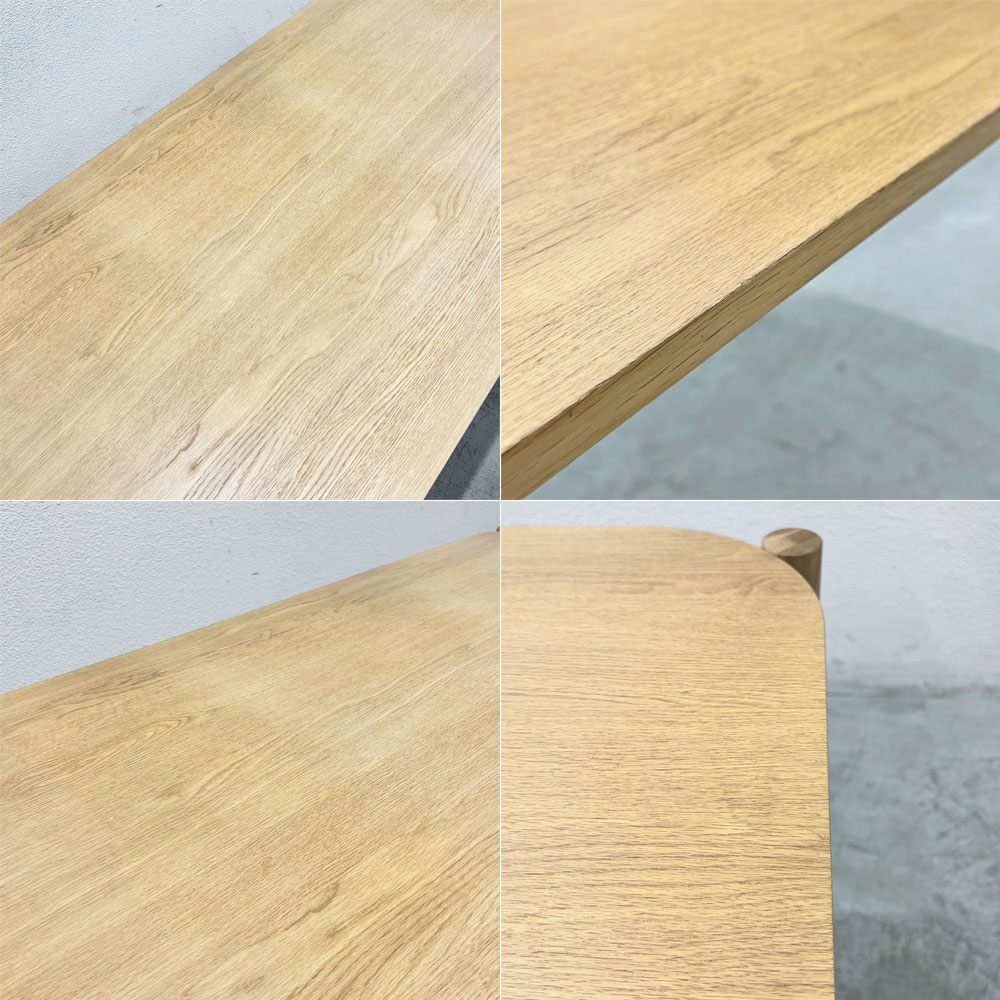 カリモクニュースタンダード Karimoku キャストール ダイニングテーブル CASTOR TABLE 150 国産ナラ材 ピュアオークカラー 定価145,200円 〓