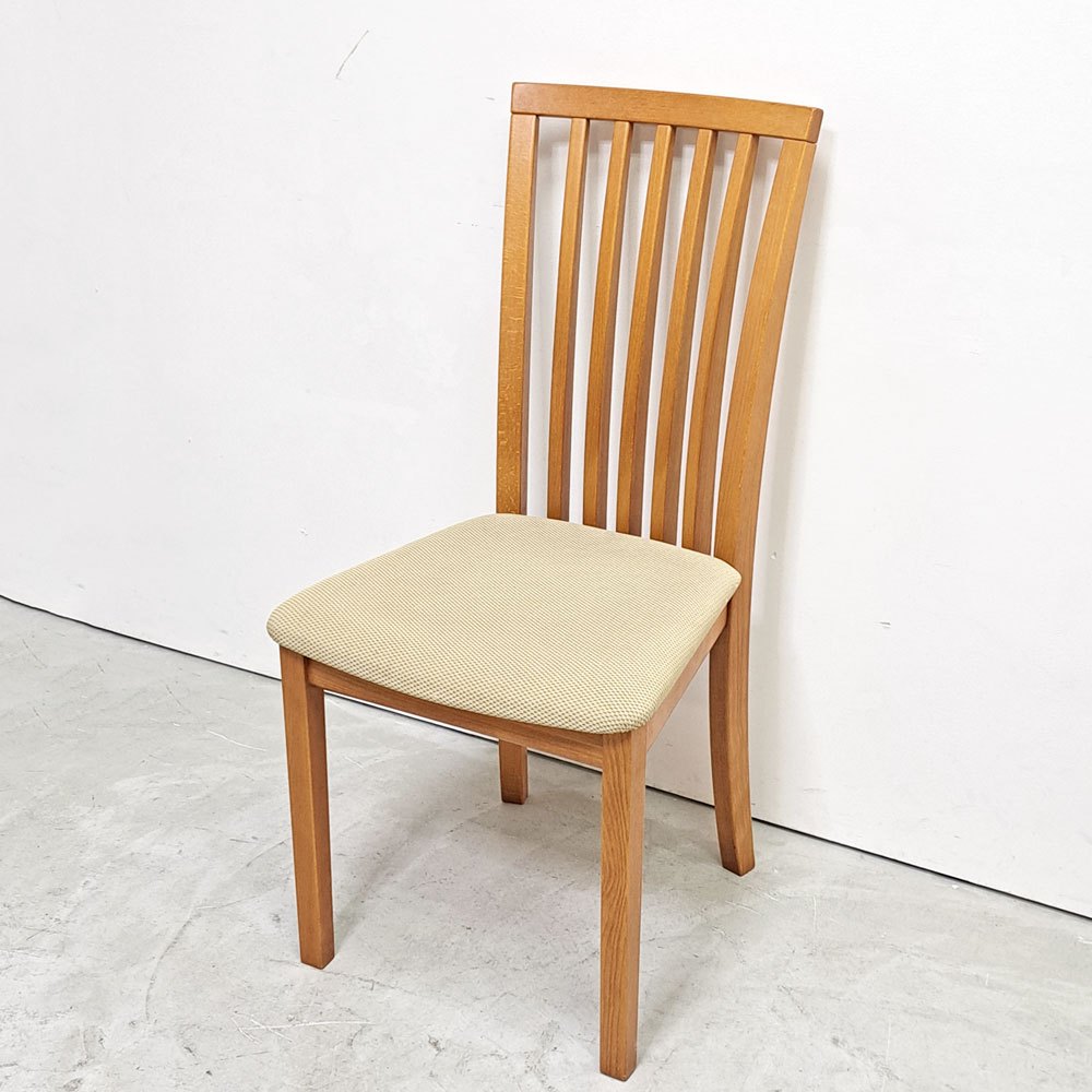 スコービー Skovby ダイニングチェア SM66 ビーチ材 ファブリック モダンデザイン デンマーク 北欧家具 B ●