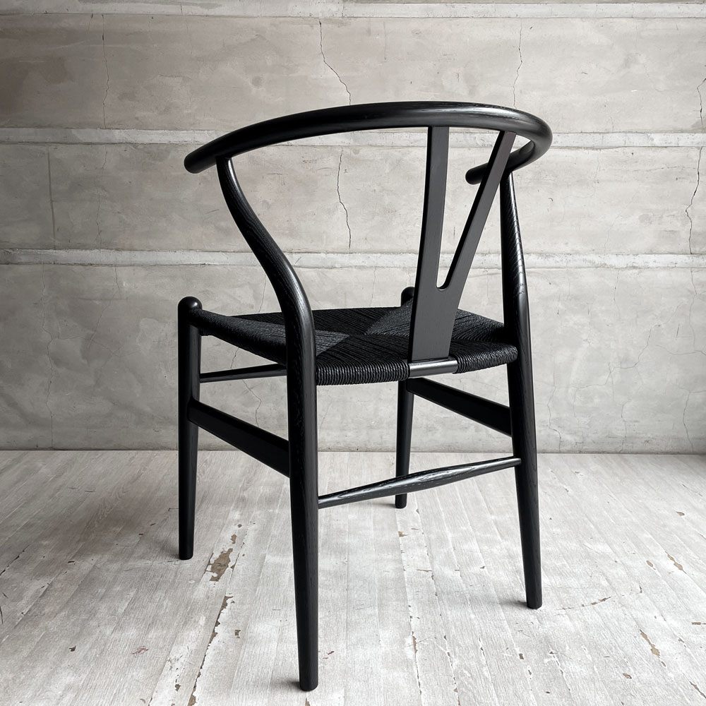 カールハンセン＆サン Carl Hansen & Son CH24 Yチェア ブラックラッカー × ブラックペーパーコード ハンス・J・ウェグナー オーク材 美品 ♪
