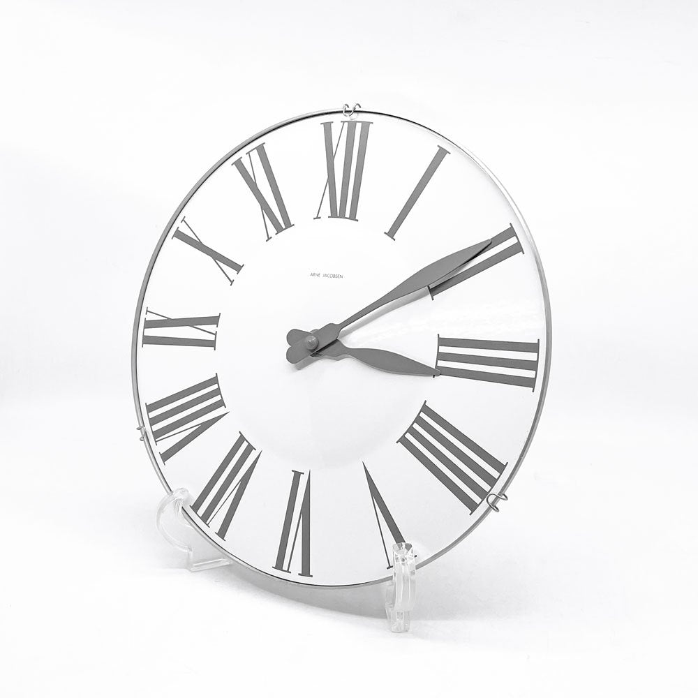 ローゼンダール ROSENDAHL ローマン ROMAN ウォールクロック 掛け時計 21cm アルネ・ヤコブセン デンマーク 現状品 ●