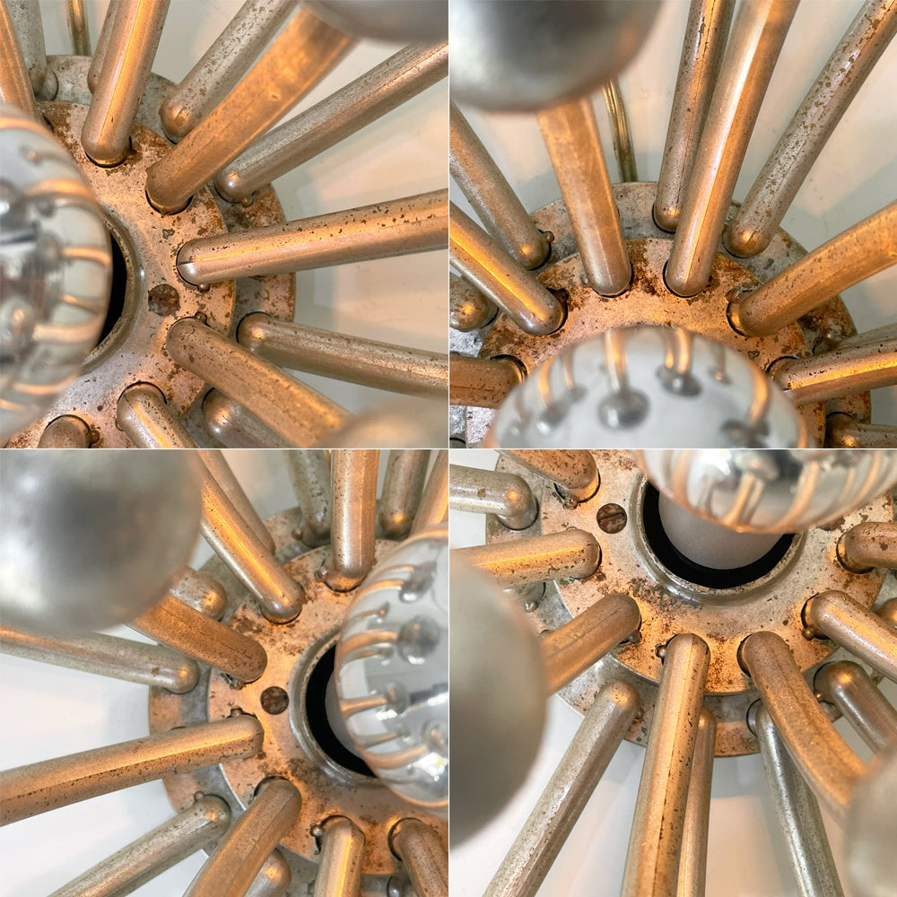 ヴァレンティ・ルーチェ Valenti Luce Studio Tetrarch ピスティロ ウォールランプ Pistillino 60’s イタリア ビンテージ クローム ★