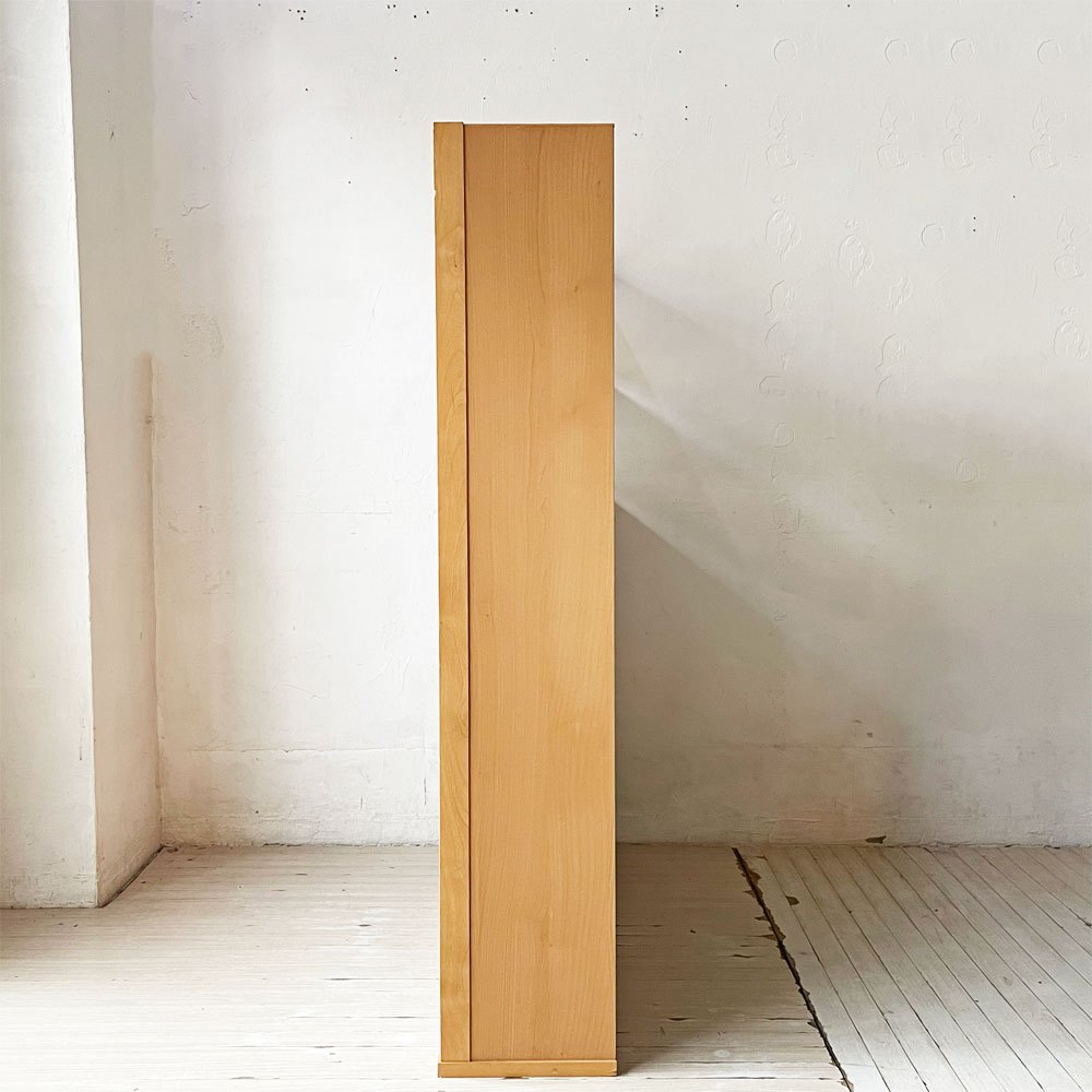 アクタス ACTUS アクタスキッズ エコール ECOLE オープンシェルフ ブックシェルフ W110cm アルダー材 ナチュラル 廃盤 ★