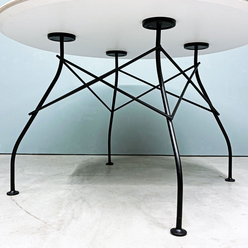 カルテル Kartell グロッシー GLOSSY ラウンドテーブル 118 アントニオ・チッテリオ 大理石調 セラミック モダン イタリア 定価￥458,200- ◎