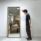 モーブレーワークス MOBLEY WORKS ウォールミラー Full-length Mirror オーク材フレーム スタンドミラー H200cm 店舗什器 ナチュラルモダン ●