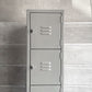リオン LYON 4段スチールロッカー Standard Steel Four Tier Locker ダブグレー フック付 インダストリアル 店舗什器 ♪