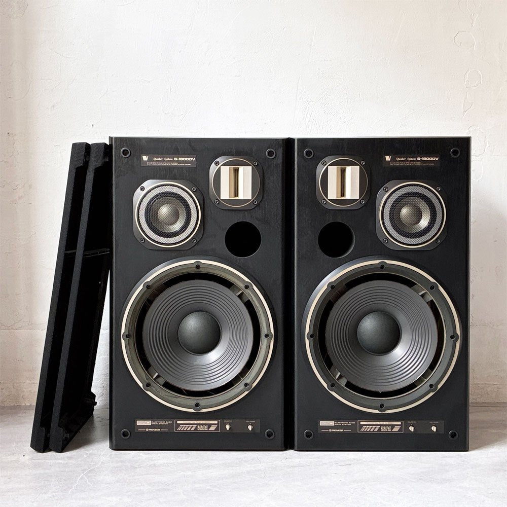 パイオニア Pioneer S-1800DV 3Way スピーカー R L ペア 専用スピーカースタンド付  音出し確認済み ★