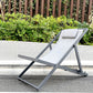 ランドノーム LandNorm ヘリーハンセンｘアクタス HELLY HANSEN×ACTUS ルナ デッキチェア LUNA DECKCHAIR フォールディングチェア チャコールグレー×ライトグレー アウトドア ■