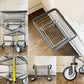R&B ワイヤープロダクツ R&B WIRE PRODUCTS ランドリーカート LAUNDRY CART キャスター付 アメリカ パシフィックファニチャーサービス P.F.S.取扱 廃番 ◎