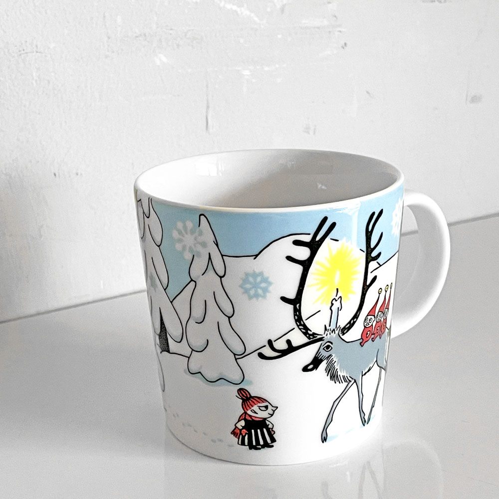 アラビア ARABIA ムーミンマグ MOOMIN ウィンターフォレスト トーベ・ヤンソン フィンランド 北欧食器 旧ロゴ 2012年 冬限定 ■