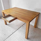 イクスス ikususu FURNITURE ダイニングテーブル アルダー材 W130cm 抽斗1杯 北欧デザイン ナチュラルモダン 定価￥205,700- ★
