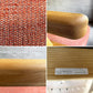 カリモク karimoku 3Pソファ 3人掛け LDソファ ベンチソファ CD5903S524 オーク材 カバーリング オレンジブリック 廃番生地 美品 ♪